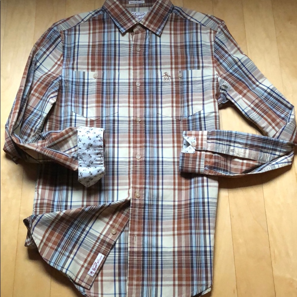 Penguin heritage slim fit button down size small